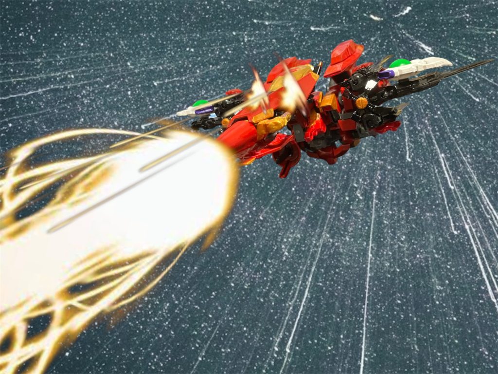 ジェネレータ直結からのハイドッズバスター^_^そして機銃のドッズバルカン。