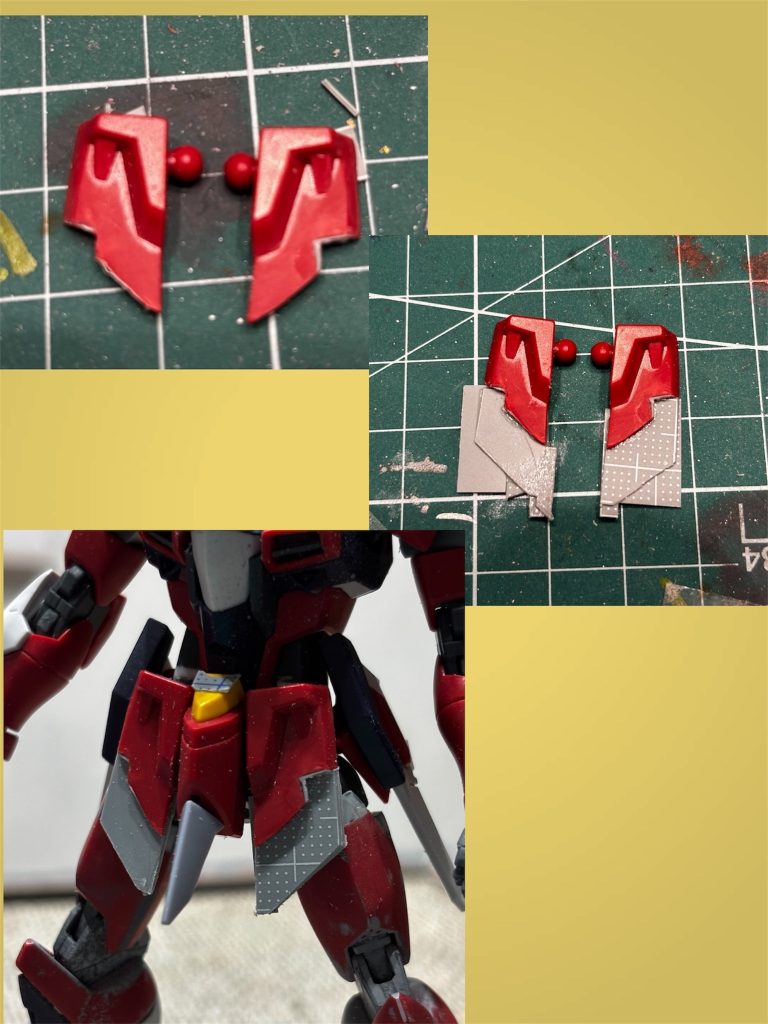 ふんどしを伸びた太ももの分だけ延長。ついでに元デザイン気に入らなかったので作り替えました。ふんどし下部が白かグレーのツートンでもよかったかなぁと。