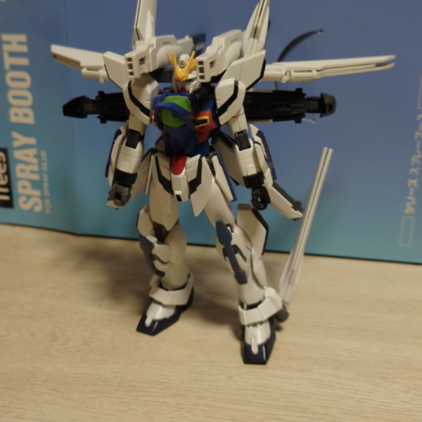 ビルドファイターズHGガンダムx魔王にがっかりしたので作っていたのですが、お蔵入りになっていました。機体コンセプトはガロードとティファの専用機！コクピットは大きめにして複座仕様！足首に付いているリフレクターはリフレクターファンネルとして射出する( 製作途中)ノーマル形態がXの文字に見える形態、リフレクターを回転させ飛行形態、ディバイダーも装着可能、サテライトシステム使用時の3形態！足首に付いているリフレクターを使ってホバーモードも付け足したいなぁ〜とっ、考え中🤔装備 &nbsp; &nbsp;　　 &nbsp; &nbsp; &nbsp; &nbsp; &nbsp; &nbsp; &nbsp; &nbsp; &nbsp; &nbsp; &nbsp; &nbsp; &nbsp; &nbsp; &nbsp; &nbsp; &nbsp; &nbsp; &nbsp; &nbsp; &nbsp; &nbsp; &nbsp; &nbsp; &nbsp; &nbsp; &nbsp; &nbsp; &nbsp; &nbsp; &nbsp; &nbsp; &nbsp; &nbsp; &nbsp; &nbsp; &nbsp; シールドバスターライフル×2 &nbsp; &nbsp; &nbsp; &nbsp; &nbsp; &nbsp;　　 &nbsp; &nbsp; &nbsp; &nbsp; &nbsp; &nbsp; &nbsp; &nbsp; &nbsp; &nbsp;　大型ビームソード×2 &nbsp; &nbsp; &nbsp; &nbsp; &nbsp; &nbsp; &nbsp; &nbsp; &nbsp; &nbsp; &nbsp; &nbsp; &nbsp; &nbsp; &nbsp; &nbsp; &nbsp; &nbsp; &nbsp; &nbsp; &nbsp; &nbsp; &nbsp; &nbsp; &nbsp; &nbsp;　　　　　頭部バルカン　　　　　　　　　　　　　　　　　　　　ブレストバルカン　　　　　　　　　　　　　　　　ディバイダー　　　　　　　　　　　　　　　　　　サテライトキャノン×2 &nbsp; &nbsp; &nbsp; &nbsp; &nbsp; &nbsp; &nbsp; &nbsp; &nbsp; &nbsp; &nbsp; &nbsp; &nbsp;　 &nbsp; &nbsp; &nbsp; &nbsp; &nbsp; &nbsp; &nbsp; &nbsp; &nbsp; &nbsp; &nbsp; リフレクターファンネル×4 &nbsp; &nbsp; &nbsp; &nbsp; &nbsp; &nbsp; &nbsp; &nbsp; &nbsp; &nbsp; &nbsp;　 &nbsp; &nbsp; &nbsp; &nbsp; &nbsp; &nbsp; &nbsp; &nbsp; &nbsp; ビームシールド？ビームシールドの作り方が分からないので苦戦中、今年中に完成頑張ります。祝ガンダムx30周年（7枚目）