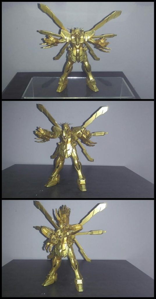 FIX•ゴッドガンダム•明鏡止水(重塗)–2枚目/制作者：risuisei