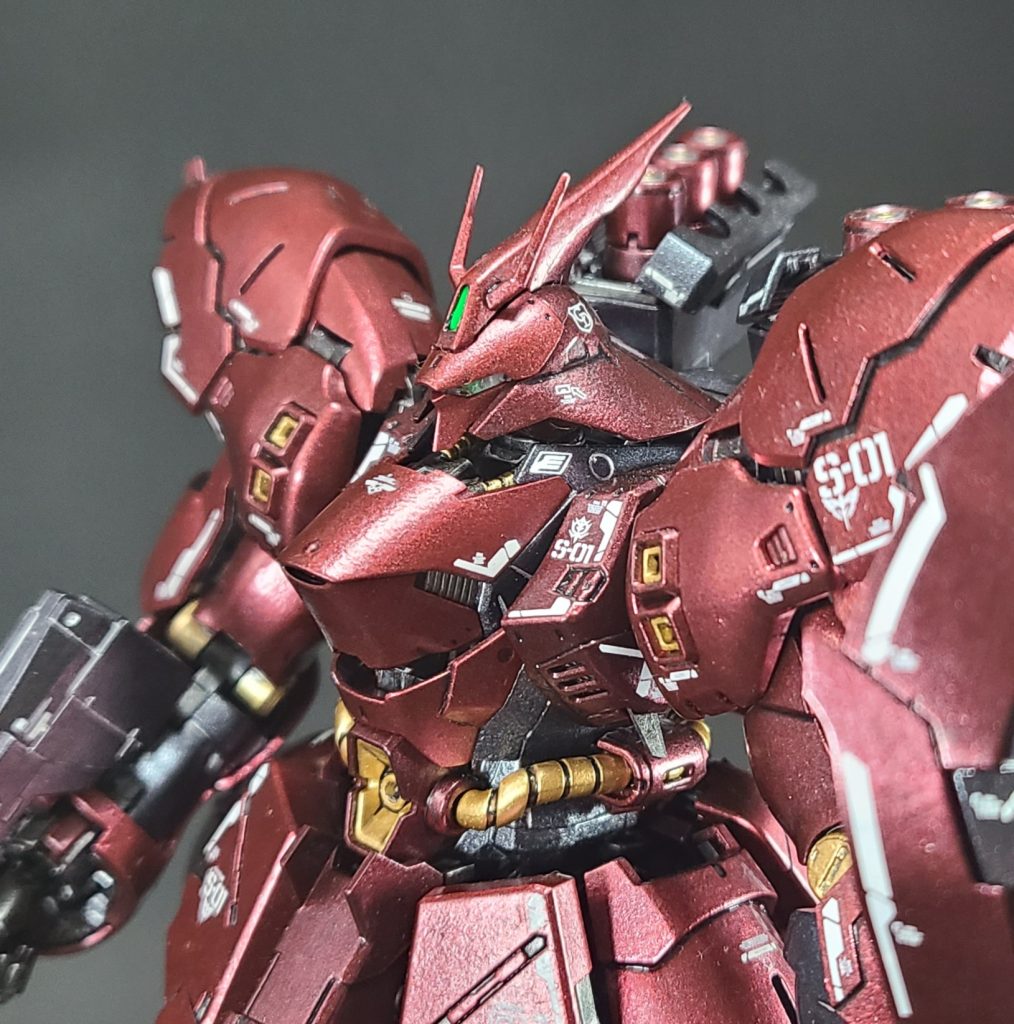 RG MSN-04 サザビー　筆塗り全塗装