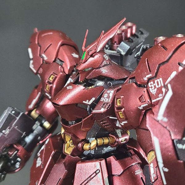 RG MSN-04 サザビー　筆塗り全塗装