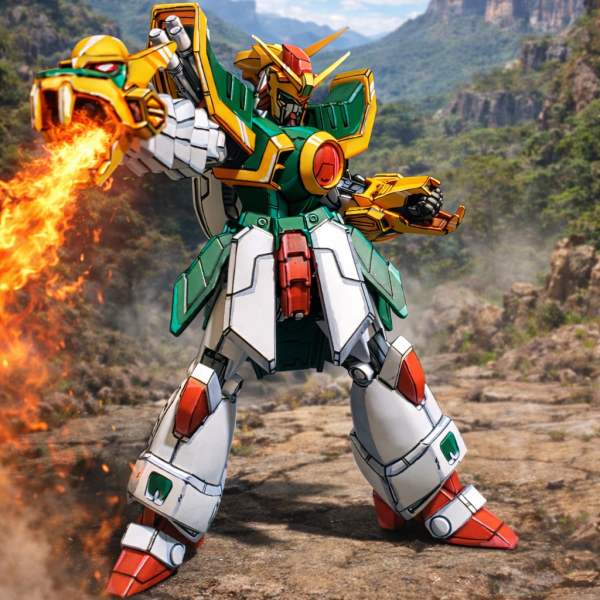 ドラゴンガンダムアニメ塗り