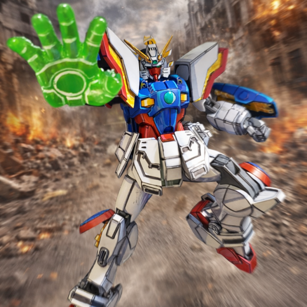 シャイニングガンダムアニメ塗り