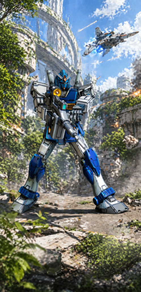 フルアーマーガンダムアニメ塗り–3枚目/制作者：Ryopun