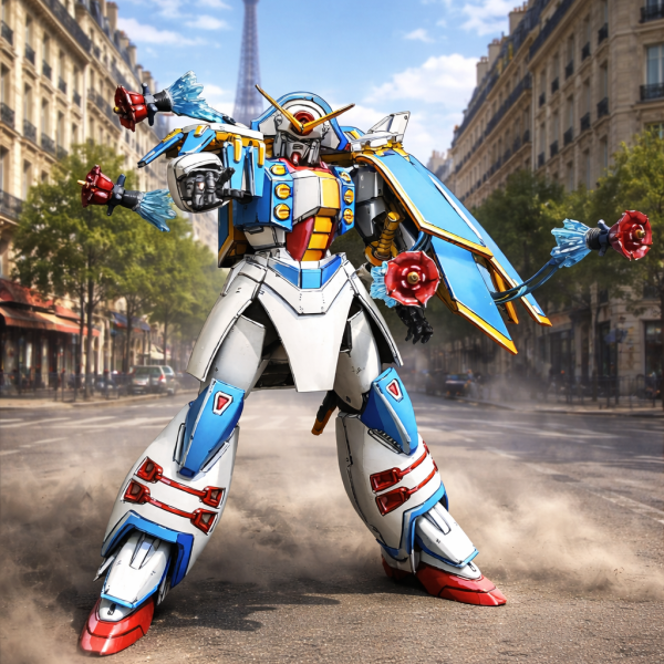 ガンダムローズアニメ塗り