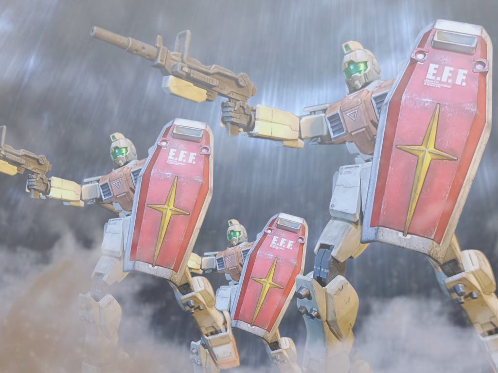 最前線へ（陸戦型ジム）