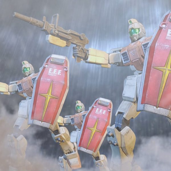 最前線へ（陸戦型ジム）