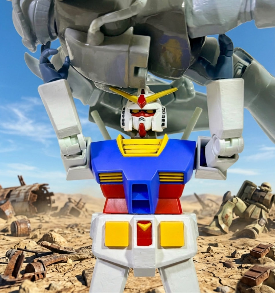 TV版第22話ではマ・クべの包囲網を突破する際、量産されたグフ部隊と交戦中にエネルギー切れを起こしてしまい、やむなくグフを持ち上げて投げ飛ばすシーンがあった。