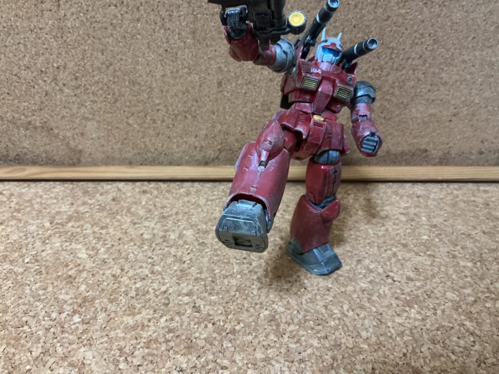 あれっ！なんでこんなところに子供が！！　こいつらに石投げられすぎて俺のキャノン戦闘前からはげはげじゃねーか！！笑