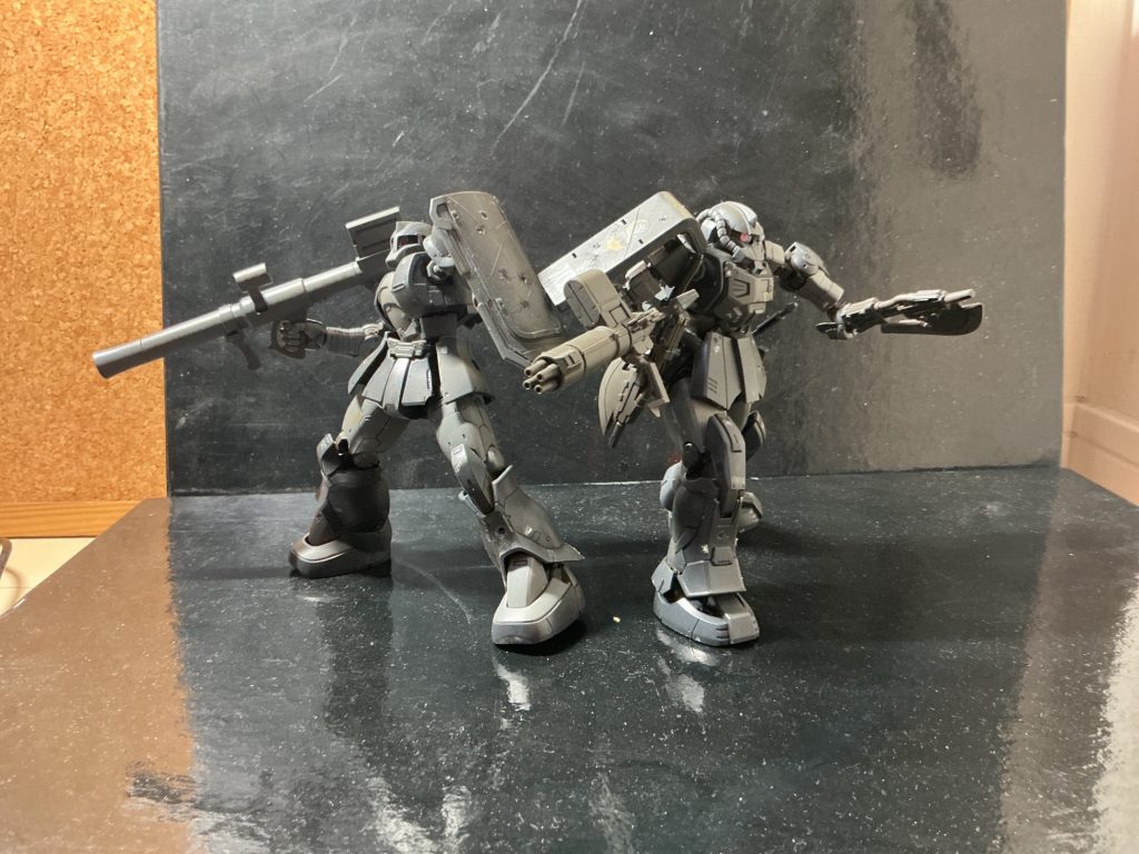 アクトザク（キシリア部隊）&ザクⅠ（キシリア部隊）（コンテスト用）