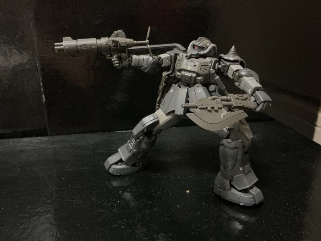 アクトザクの武装かっこいいですよねこのガトリングが好きです