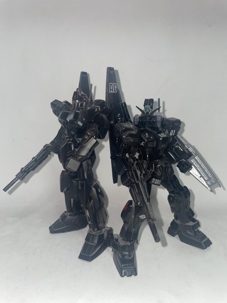 ビームライフルビームサーベル【バウ撃墜シーン】マークツーとツーショット