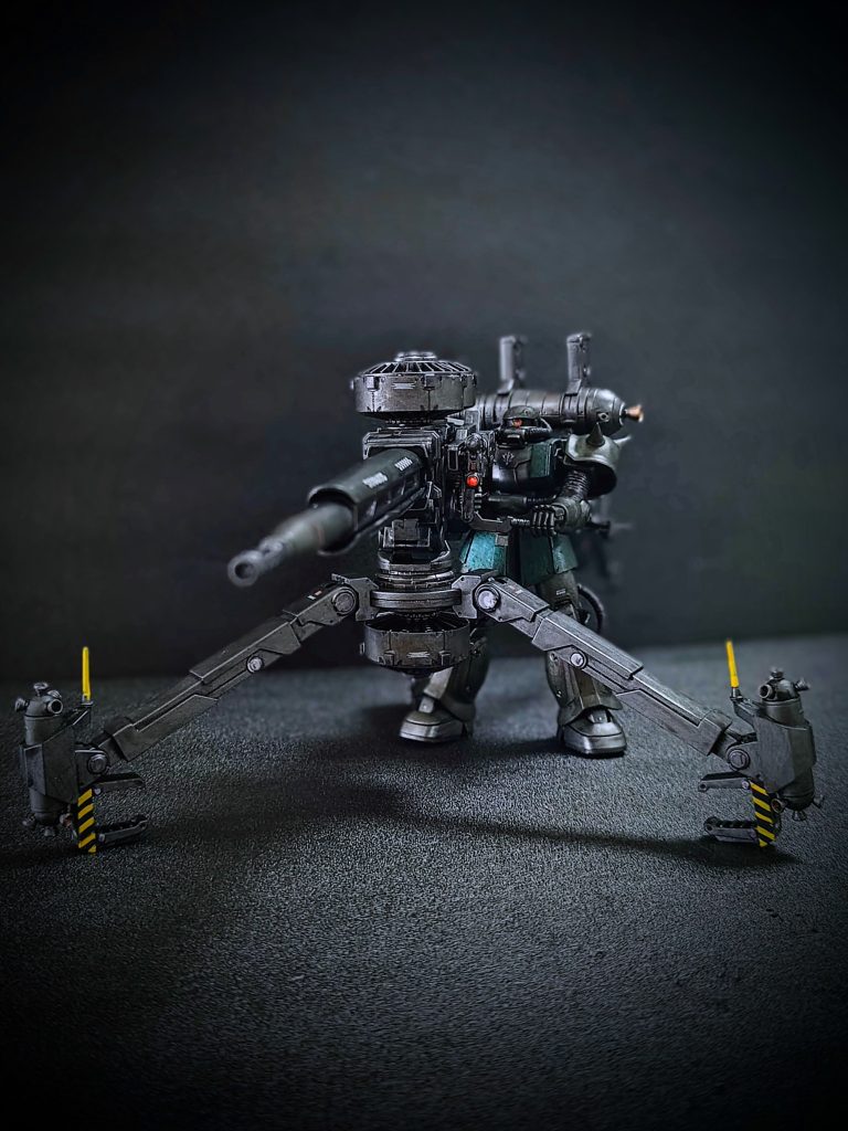 前面カット。マーキング等はサンダーボルトシリーズのものをはじめとした手持ちのガンダムデカールを使用して仕上げています。&nbsp;