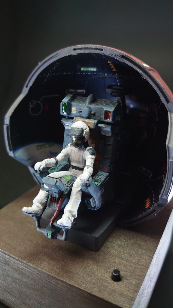 RX-178（ガンダムmk-2）のコックピットをイメージした半スクラッチモデルです。&nbsp;