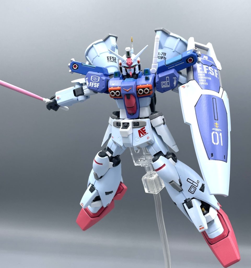 【HGUC】ガンダムGP01 フルバーニアン【筆塗り全塗装】