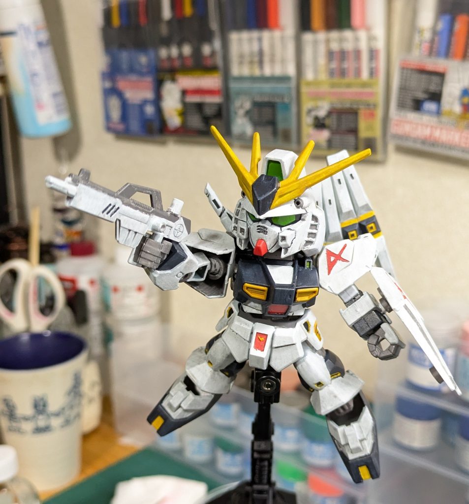 筆塗りウェザリングSDガンダム–2枚目/制作者：くにひろ工房
