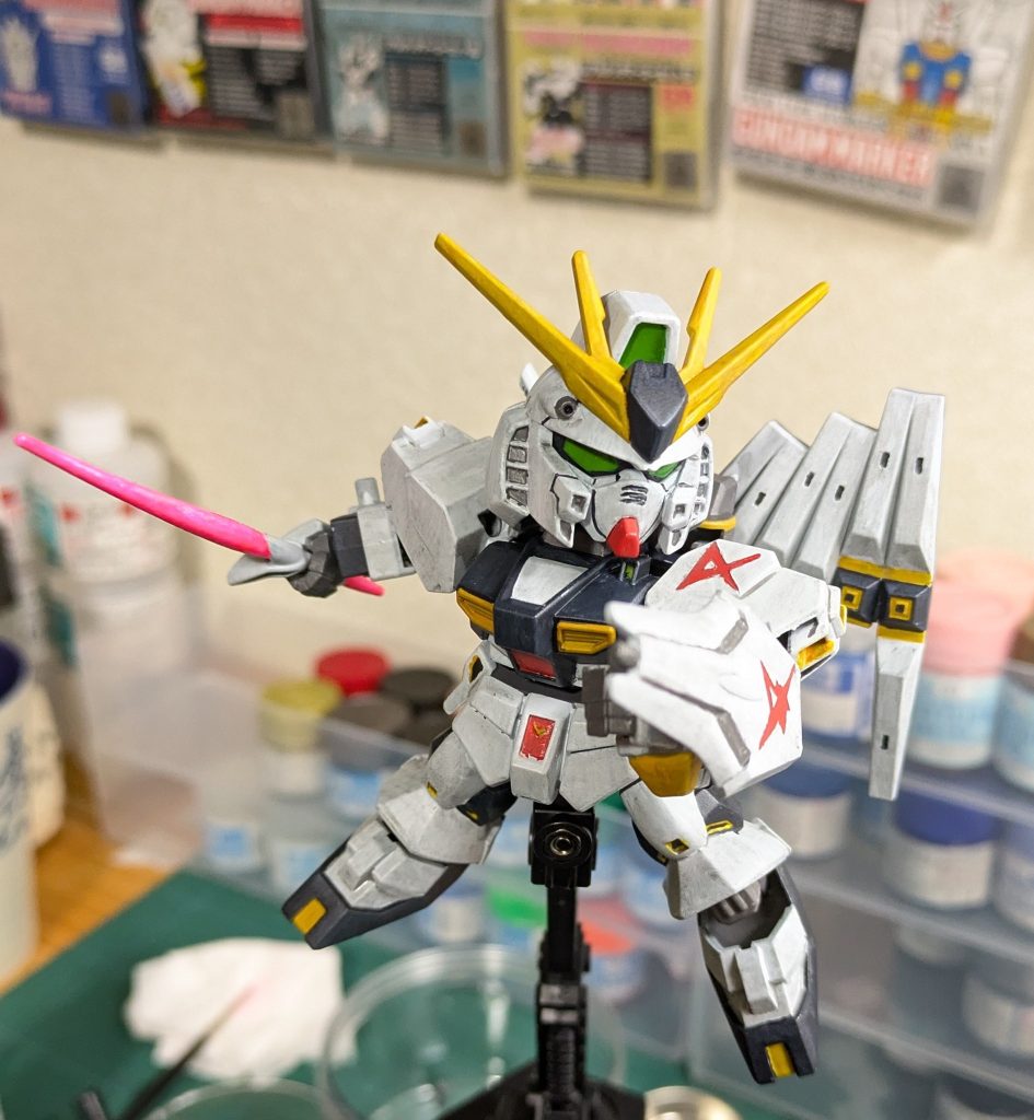 筆塗りウェザリングSDガンダム