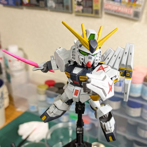 筆塗りウェザリングSDガンダム