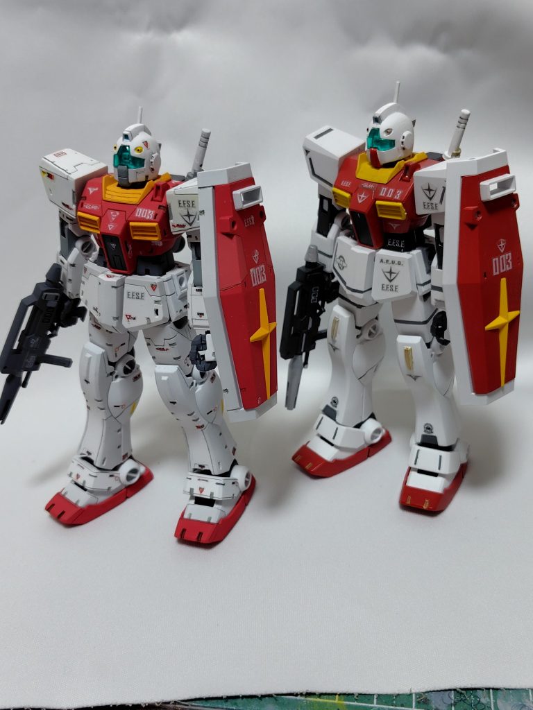 昔作ったジムⅡ共に