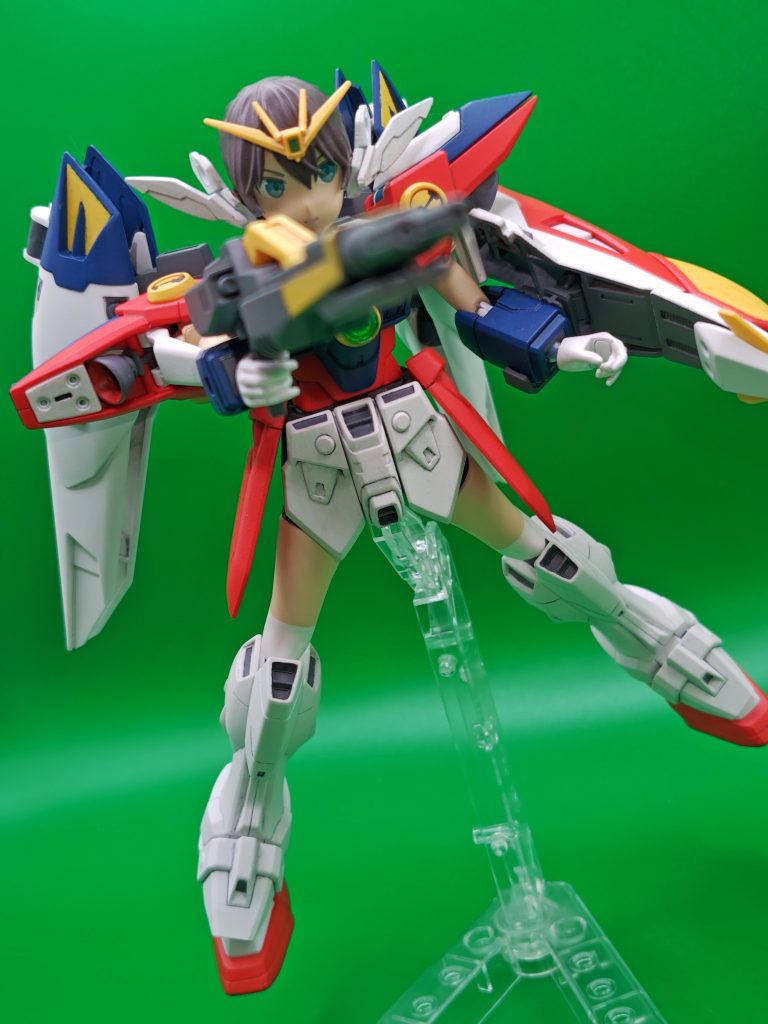 MS少女ウイングガンダムゼロTV版風プラモ