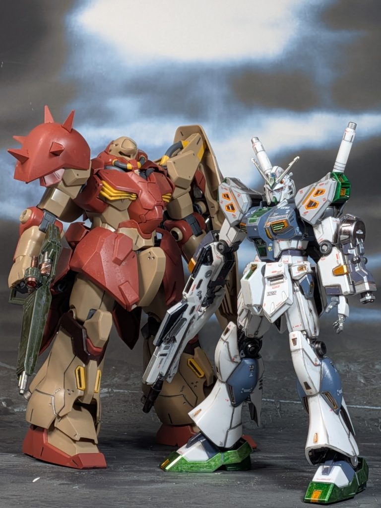 使ったキットHGUCアリュゼウスの量産型νガンダム&nbsp;HGUCメッサーF01型