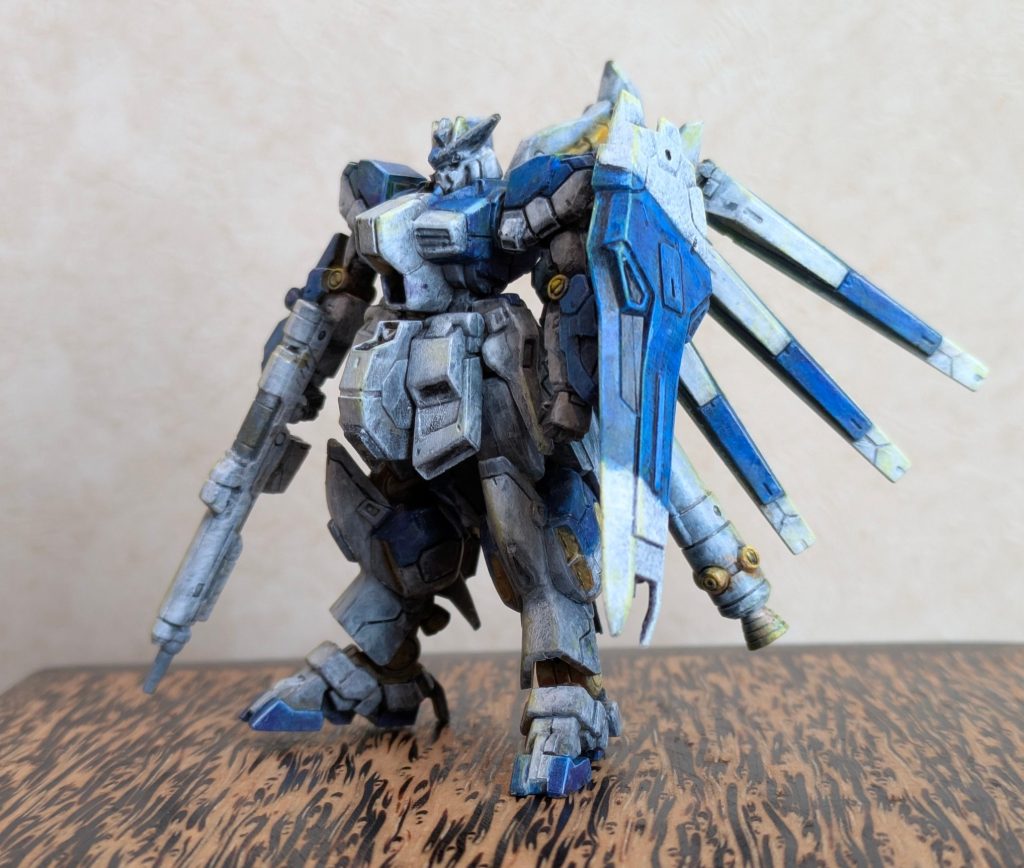 右斜ボトムを暗く、トップを明るくを意識しましたが、ちょいとボトムが暗すぎたかな。