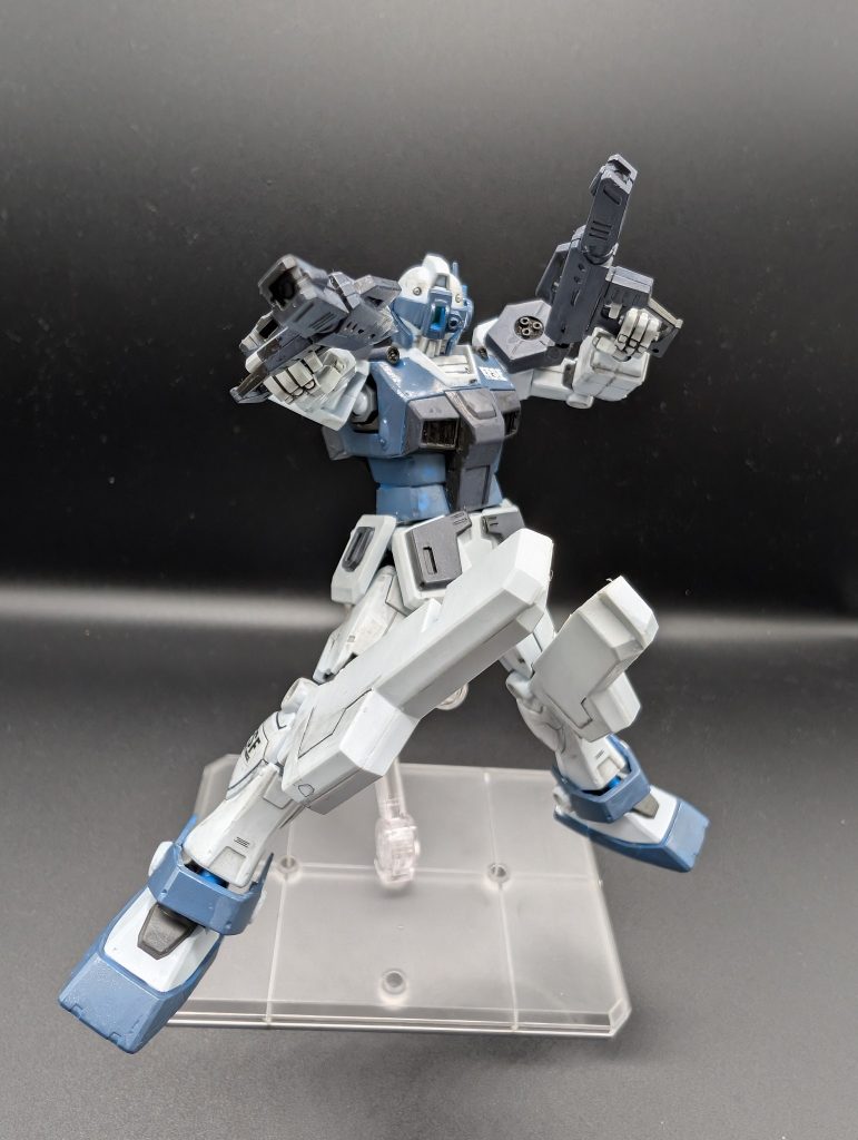 プレミアムバンダイ版なので、E2ビーム·スプレーガン2丁がメイン射撃武器です。
