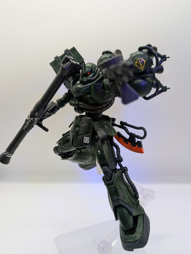フル装備1…ザクマシンガンがブレちゃいました…