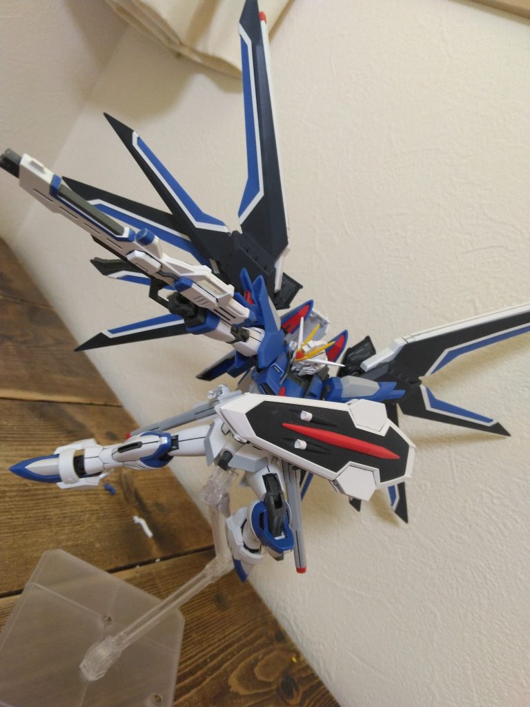 可動域がとてもすごい(gandam-hand2)シード打ち！
