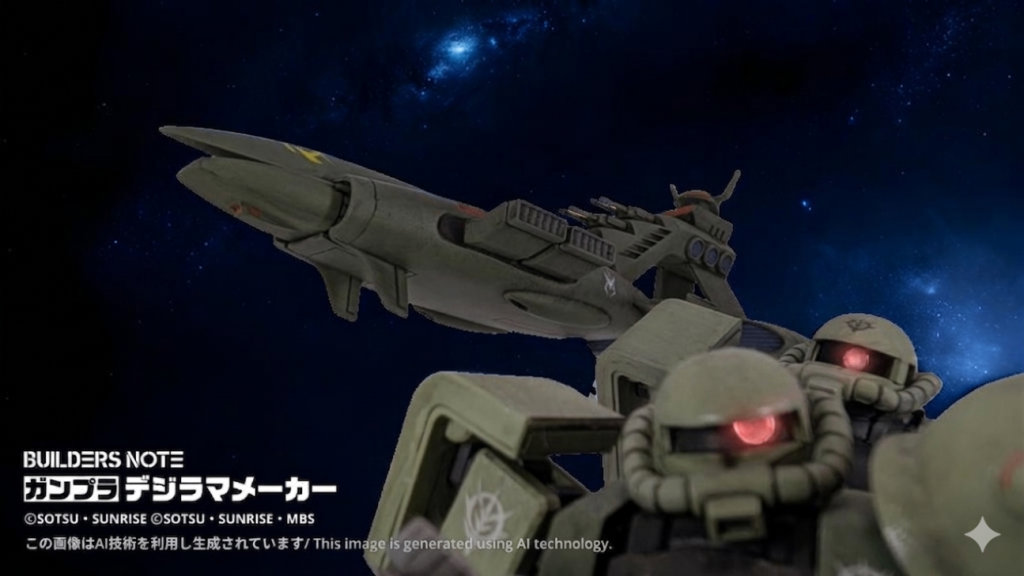 ザク…出しちゃいました（笑）(zaku-kao2)