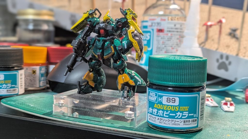 ガンダムアーティファクト ヤクト・ドーガ ギュネイ・ガス機 全塗装高光沢仕上げ