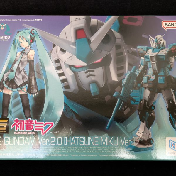 奇跡的に当選した RG RX-78-2 ガンダム Ver.2.0 [初音ミクVer.]