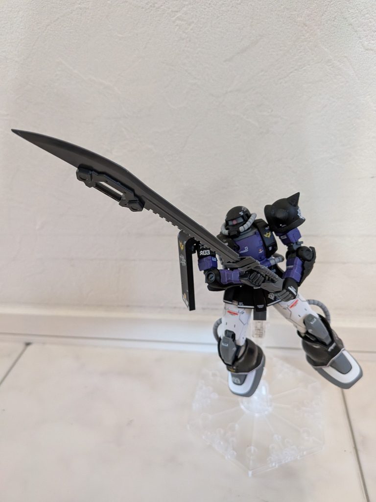 ザクII　ペインティングモデルを黒い三連星カラーに！–9枚目/制作者：シン・クドウ