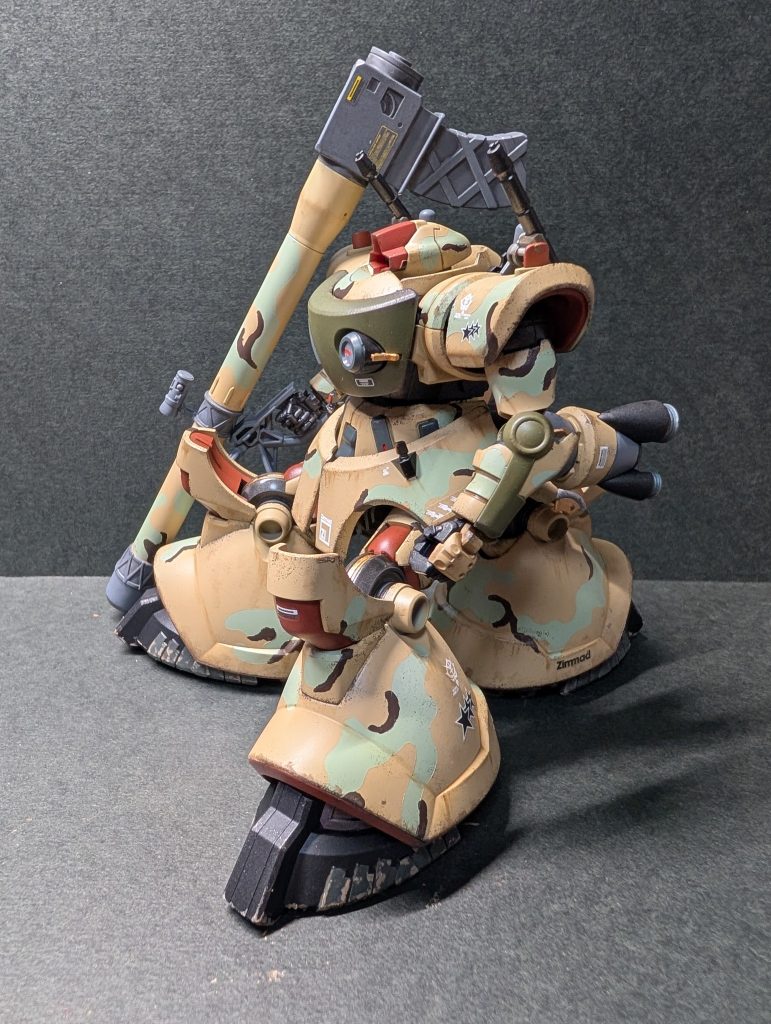 こうしてみると戦車というかザメルぽくも見えますが、立派にドムしてます。