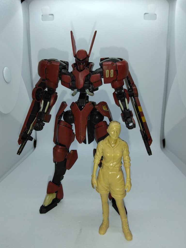 同スケールのフィギュアと並べてみました😊