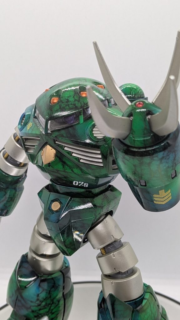 MG シャア専用ズゴック　大理石塗装