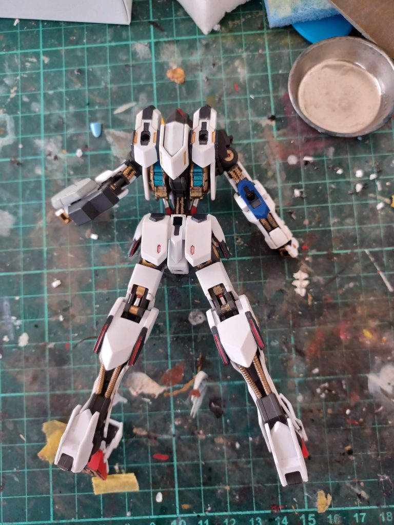 HG 1/144 ガンダムバルバトス・ハードウェザリング！–5枚目/制作者：@ウソつきカモメ