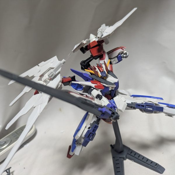 ダブルオーダイバーを改造したガンプラの2026年版です現段階は大まかな処理まで終わって残るは塗装のみとなってます。&nbsp;（6枚目）