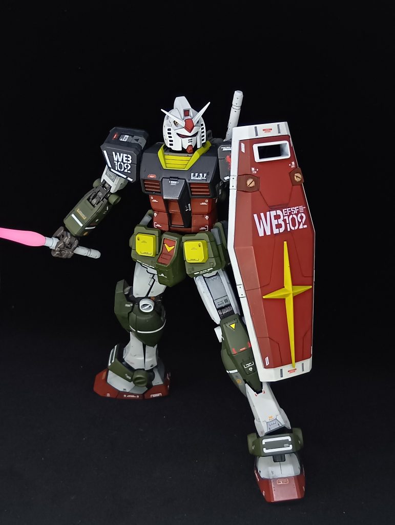 初RG　初全塗装　リアルタイプガンダム