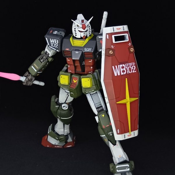 初RG　初全塗装　リアルタイプガンダム