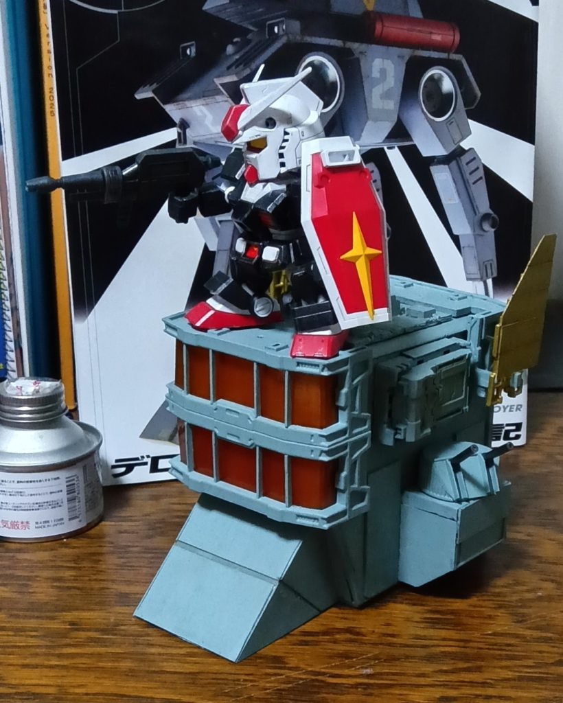 百均素材で作るSDサラミス級–5枚目/制作者：藻