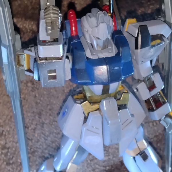 百式をオリジナルに塗装してみた。バインダーが壊れたのでバインダーガンでミキシングしてみたのですがまだ塗装の真っ最中です。ちなみに皆さんお久しぶりです。また楽しい作品を作りまくりますよ!（5枚目）