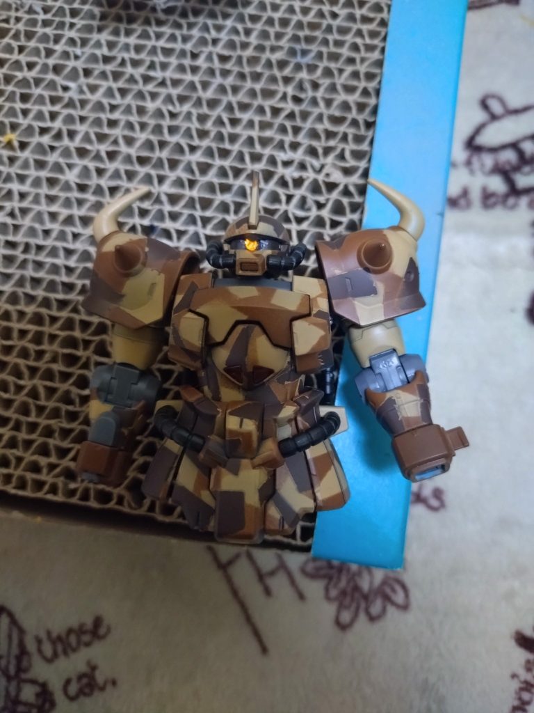 グフカスタム　デザート迷彩–5枚目/制作者：hirumae