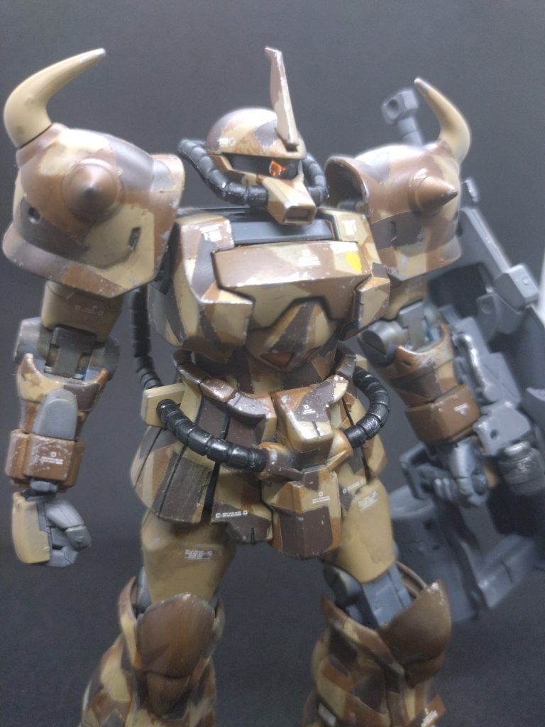 グフカスタム　デザート迷彩–4枚目/制作者：hirumae
