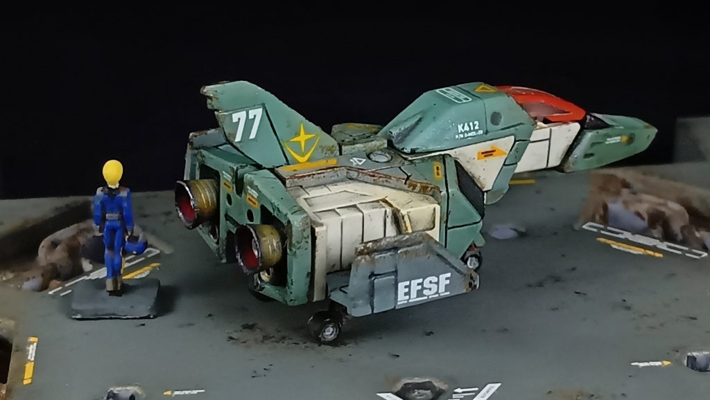 バーニアをコトブキヤ製に丸ピンICソケットを焼き塗装もしてみました。(zaku-kao5)