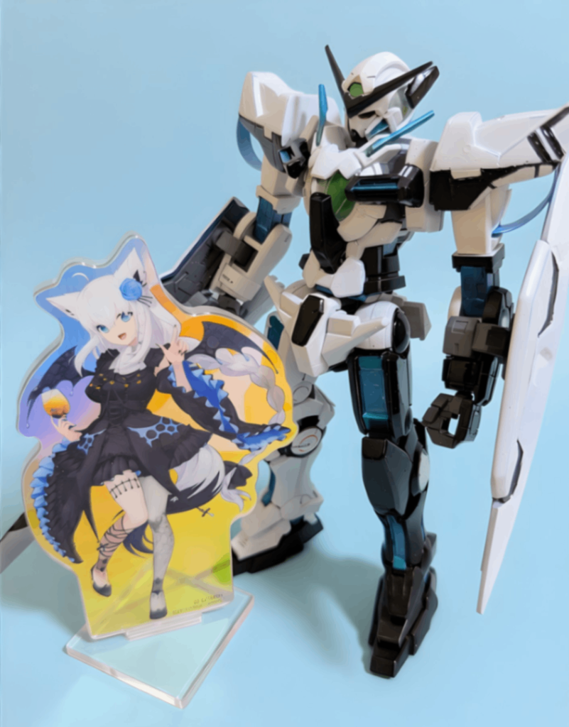 第2作:ガンダムエクシア【白上フブキコラボカラー】https://gumpla.jp/hg/25304943