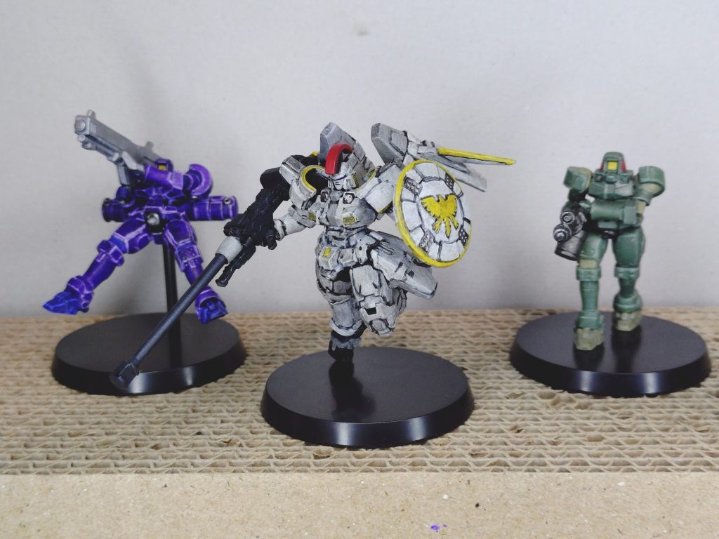 ガンダムアッセンブルセット　ウイングス オブ アドバンス(筆塗り全塗装)