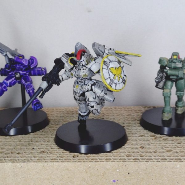 ガンダムアッセンブルセット　ウイングス オブ アドバンス(筆塗り全塗装)