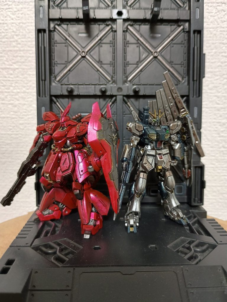 ガンダムアーティファクト νガンダム＆サザビー｜窓際の陽炎さんの